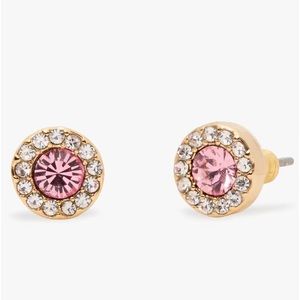 🩷🩷NEW KATE SPADE EARRINGS💛💛 (YOURE A GEM PAVE HALO STUDS)🩷🩷